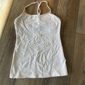 Lululemon Power Y tank white